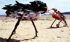 The Birds artist Sara Holden oystercatcher and bar tailed godwit